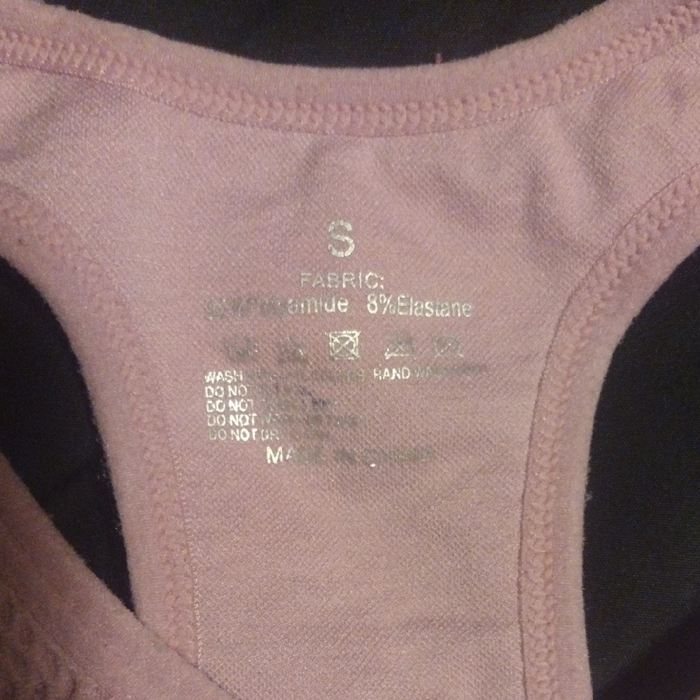 Women's Racerback Sports Bra Set - Black, Gray, Pink - Picture 2 of 7